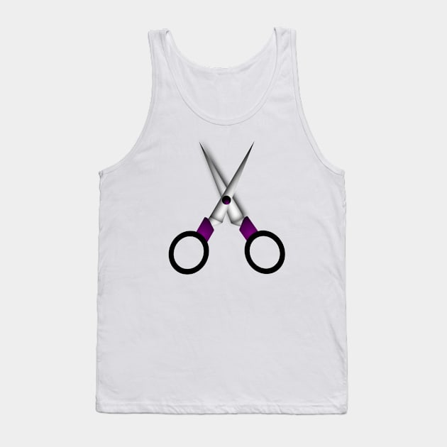 scissors Tank Top by Menu.D